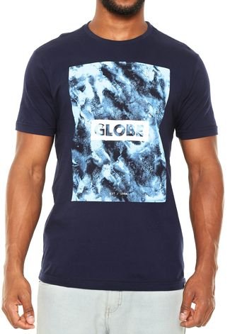 Camiseta Globe Básica Azul-Marinho