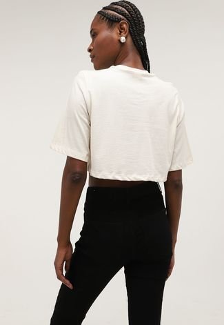 Blusa Cropped Hering Lisa Off-White