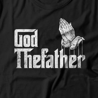 Camiseta Feminina God The Father - Preto