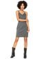 Vestido Ellus 2ND Floor Curto Power Fit  Cinza - Marca 2ND Floor