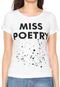 Camiseta Uber Jeans Miss Poetry Branca - Marca U Uberjeans