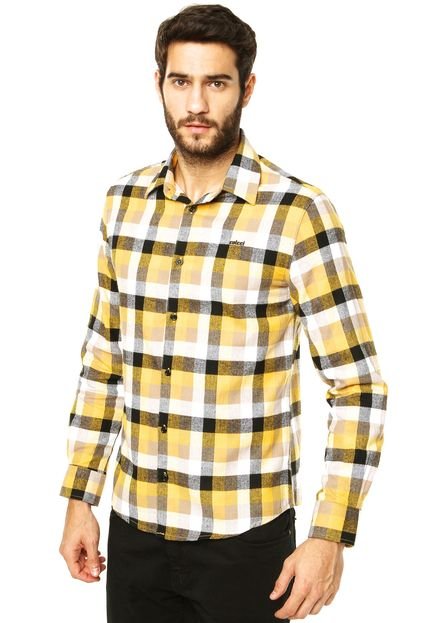 Camisa Casual Colcci Amarela - Marca Colcci