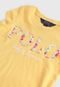 Blusa Polo Ralph Lauren Infantil Lettering Amarela - Marca Polo Ralph Lauren