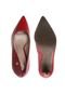 Scarpin Dumond Bico Fino Verniz Vermelho - Marca Dumond