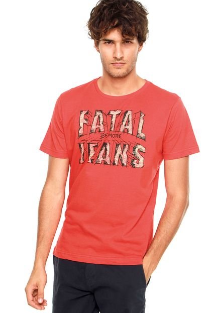 Camiseta Fatal J Estampada 13597 Vermelha - Marca Fatal Surf