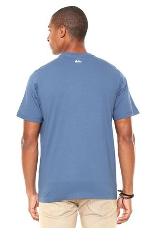 Camiseta Quiksilver Line Down Azul