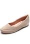 Scarpin Comfortflex Liso Nude - Marca Comfortflex