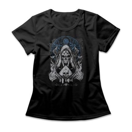 Camiseta Feminina Necromancer - Preto - Marca Studio Geek 