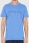 Camiseta Colcci Lettering Azul - Marca Colcci