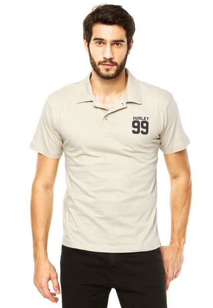 Camisa Polo Hurley Football Off White - Marca Hurley