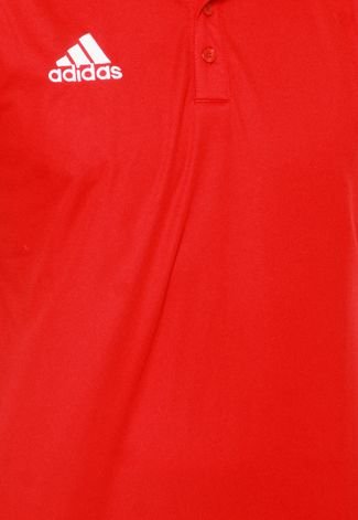Camisa Polo adidas Core 15 Vermelha