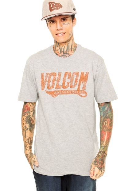 Camiseta Volcom Cobalt Cinza - Marca Volcom