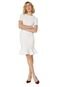 Vestido AMARO Peplum Essential Off-White - Marca AMARO