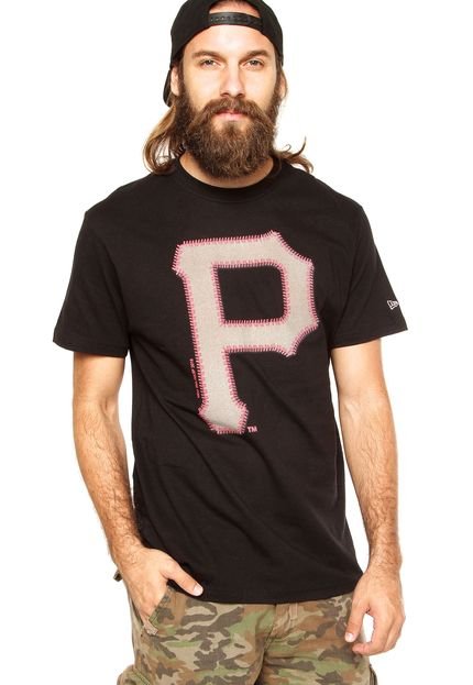 Camiseta New Era Baseball 19 Pittsburgh Pirates Preta - Marca New Era