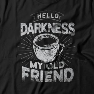 Camiseta Darkness Coffee - Preto