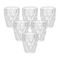 Jogo de Copos de Vidro Diamond Transparente 270ml 6 peças - Lyor - Marca Lyor