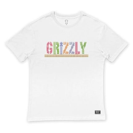 Camiseta Grizzly Light It Up SM23 Masculina Branco - Marca Grizzly