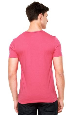 Camiseta Kohmar Estampada Rosa