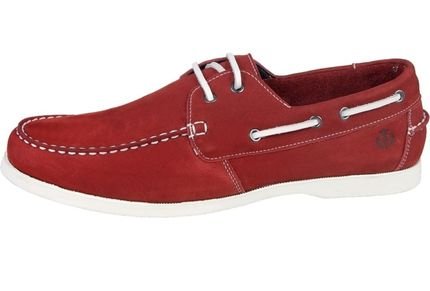 DockSider Casual Moderno Sapatotop Shoes Confortável Vermelho - Marca Sapatotop Shoes