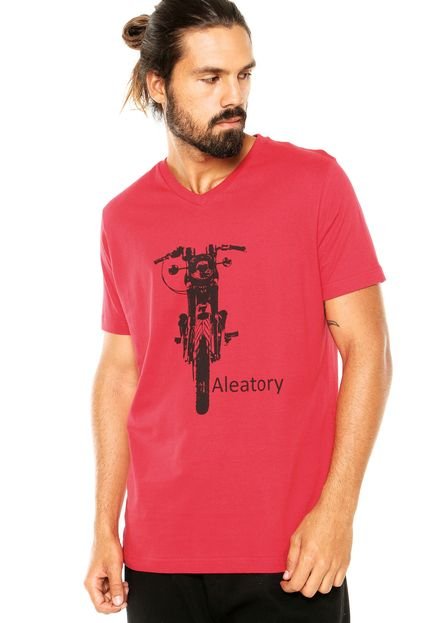 Camiseta Aleatory Moto Vermelha - Marca Aleatory