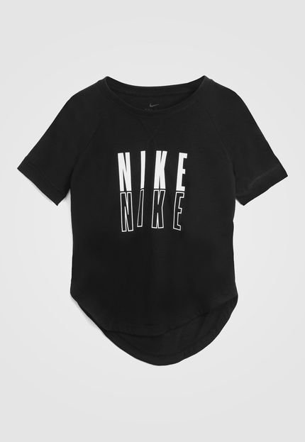 Camiseta Nike Infantil Logo Preta - Marca Nike