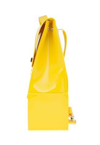 Bolsa Petite Jolie Backpack PVC Amarela