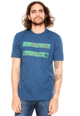 Camiseta Hurley Horizontal Azul