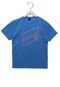 Camiseta Manga Curta Hurley Icon Slash - Infanto-Juv Azul - Marca Hurley