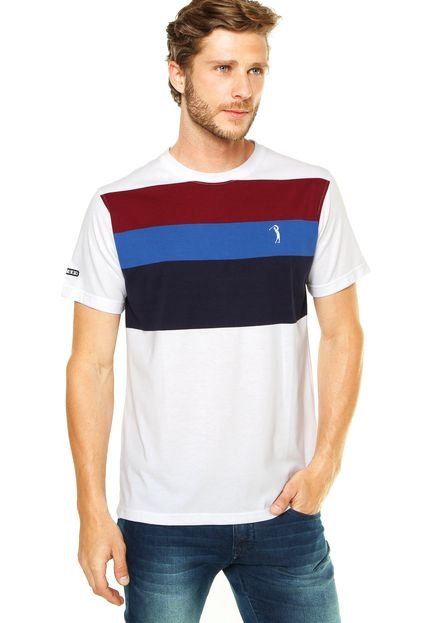 Camiseta Aleatory Listras Careca Multicolorida - Marca Aleatory