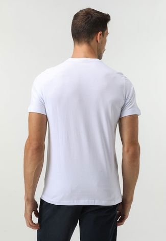 Camiseta Aramis Estampada Branca