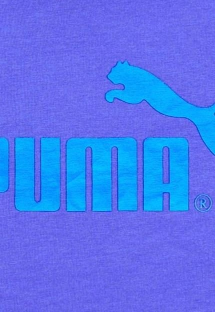 Camiseta MC Infantil Azul - Marca Puma