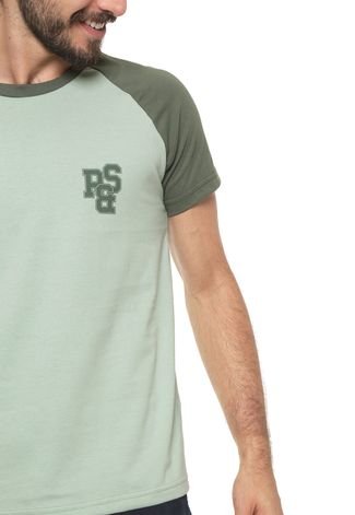 Camiseta Rock&Soda Raglan Verde