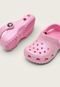 Babuche Infantil Crocs Classic Glitter Clog Rosa - Marca Crocs