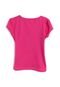 Camiseta Tricae Menina Liso Pink - Marca Tricae