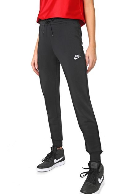 Calça Moletom Nike Sportswear W Nsw Essntl Pant Tight Flc Preta - Marca Nike Sportswear