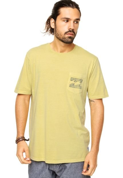 Camiseta Billabong Hang Dead Amarela - Marca Billabong