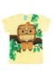 Camiseta Kamylus Infantil Macaquinho Amarela - Marca Kamylus