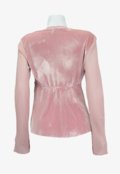 Blusa Fidélité Vazada Veludo Rosa Produto Gentilmente Usado - Marca EMIGÊ