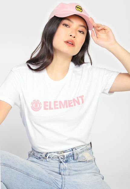 Camiseta Element Logo Branca - Marca Element
