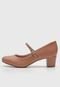 Scarpin Beira Rio Boneca Nude - Marca Beira Rio