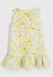 Vestido Rovitex Infantil Frutas Off-White/Amarelo - Marca Rovitex