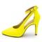 Scarpin  Casual Bico Fino Fandarello Amarelo - Marca Fandarello