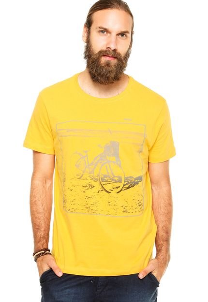 Camiseta Redley Bike Amarelo - Marca Redley