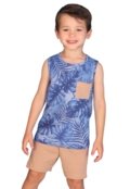 Conjunto Infantil Regata Bolsinho - Marca VIDA COSTEIRA