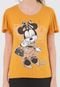 Blusa Cativa Disney Minnie Aplicação Amarela - Marca Cativa Disney