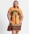 Vestido Curto Plus Size Secret Glam Amarelo - Marca Secret Glam