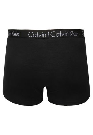 Cueca Calvin Klein Boxer Logo Preto