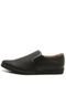 Slip On Couro Usaflex Textura Preto - Marca Usaflex