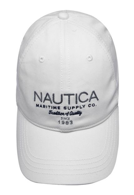Boné Náutica Logo Branco - Marca Nautica
