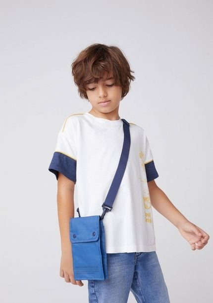 Bolsa Carteira Infantil Unissex Azul - Marca Hering